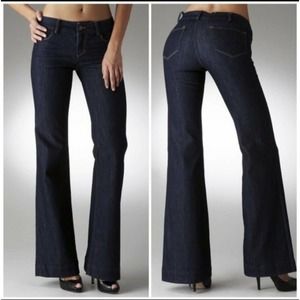J Brand Indigo Monroe Mid Rise Flare Jeans 30